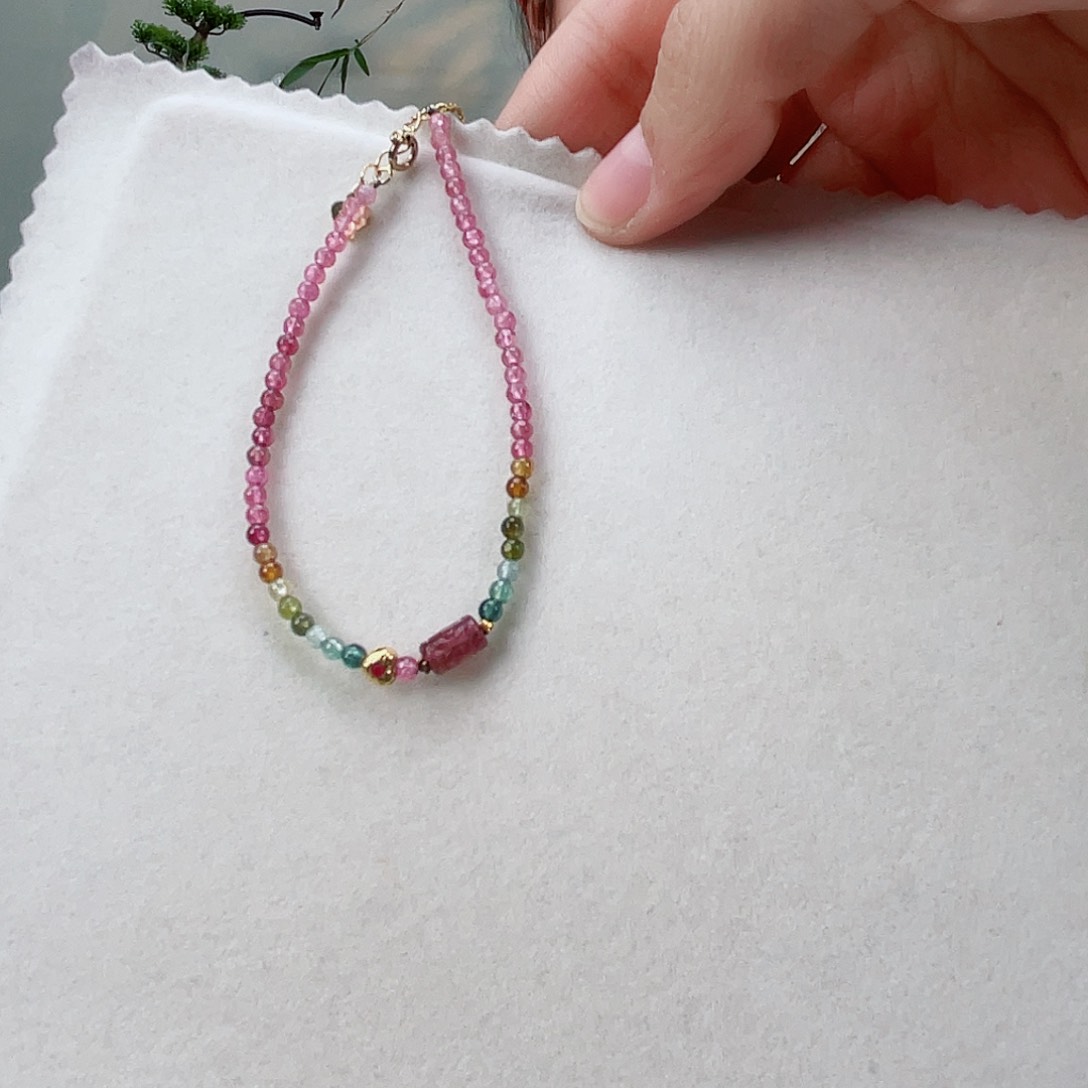 碧玺手链未镶嵌碧玺