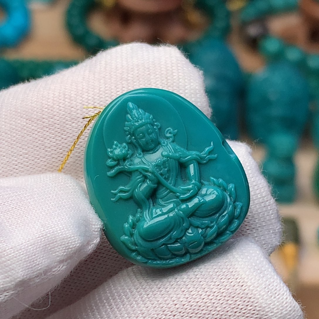 绿松石珠宝奇石未镶嵌