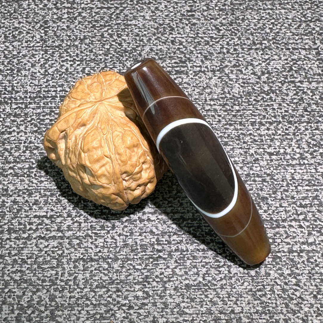 天然缠丝玛瑙 正圆眼位