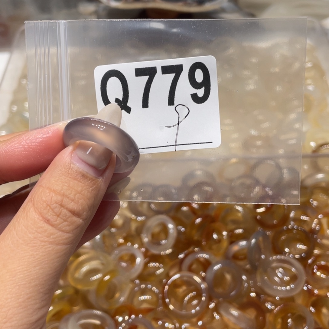 玛瑙/玉髓未镶嵌戒指779
