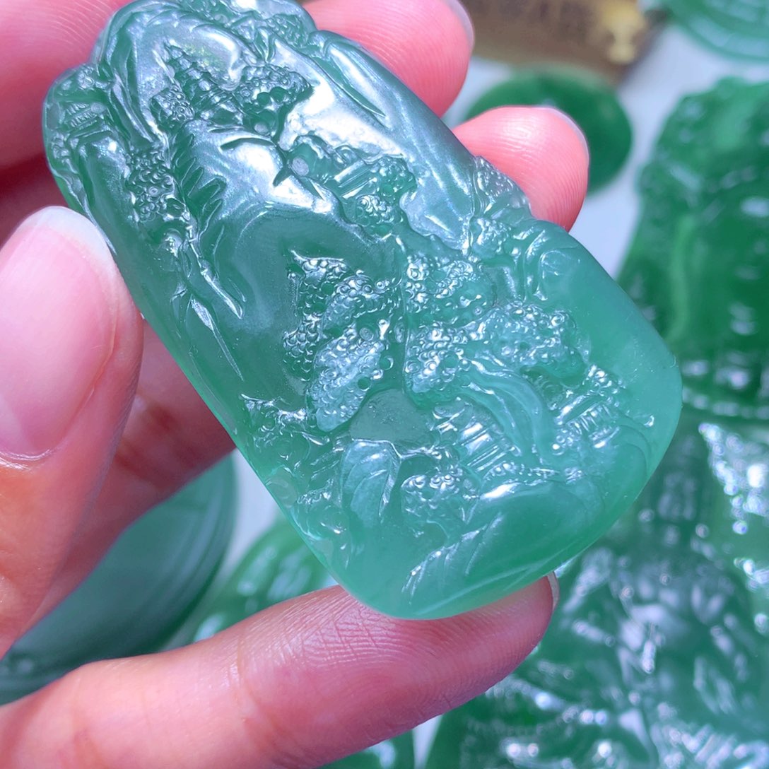 *****定制翡翠未镶嵌天然