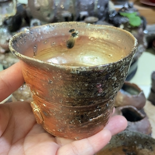 杯柴烧l裸烧手作品