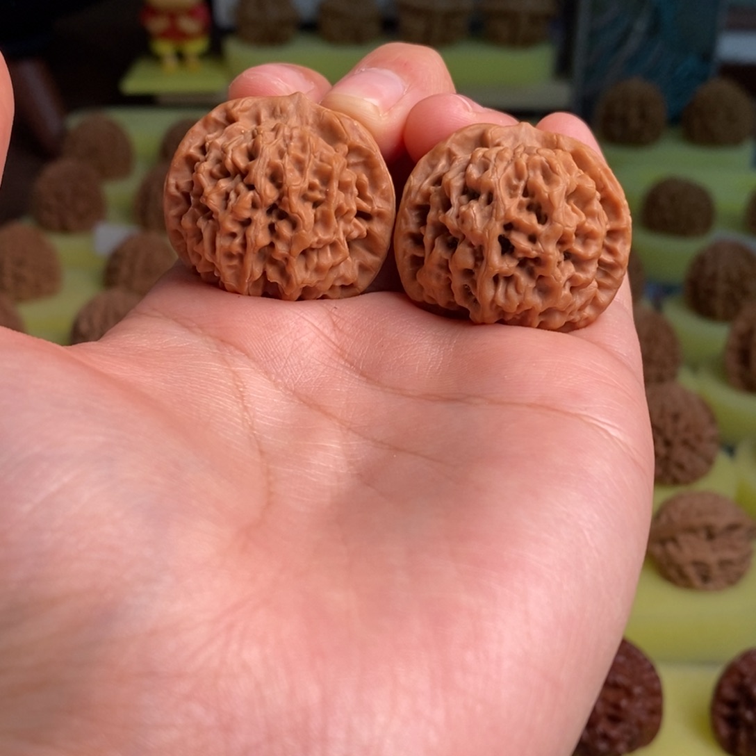 核桃秦岭闷尖狮子头32瑕疵