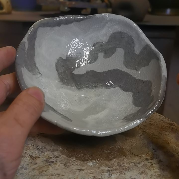 盘手工高温原矿窑变