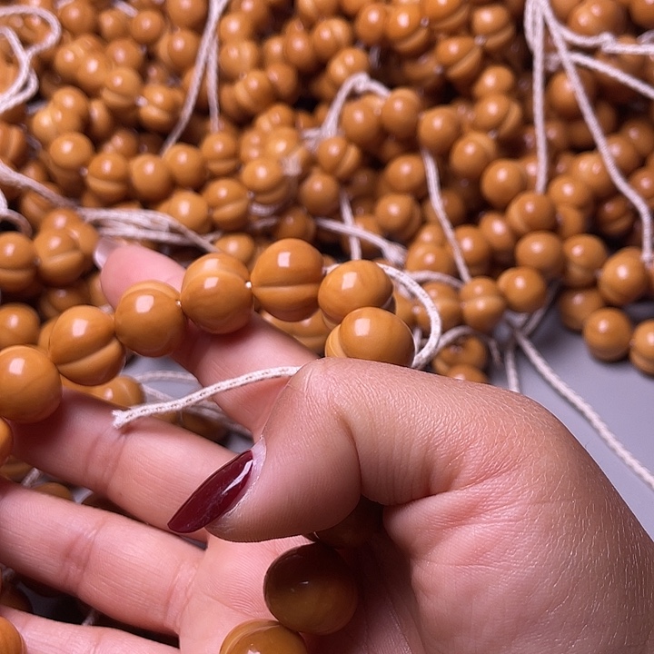 猴头核桃手串16尺寸镜面柯基屁桃手持全品无暇