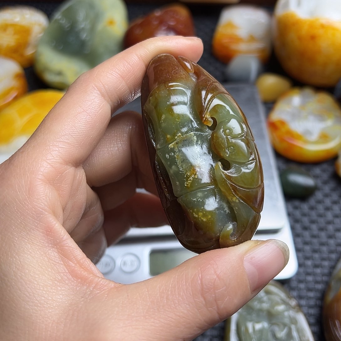 和田玉把件未镶嵌