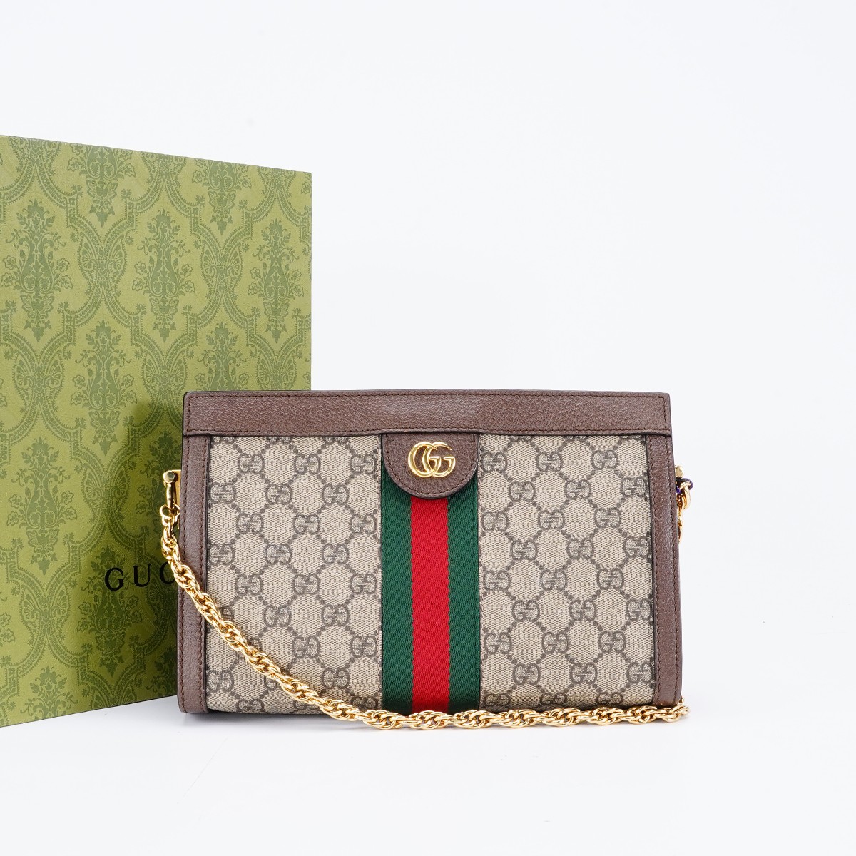 99新 GUCCI/古驰 【总仓】ophidia链条包小号/BG22000043/98新