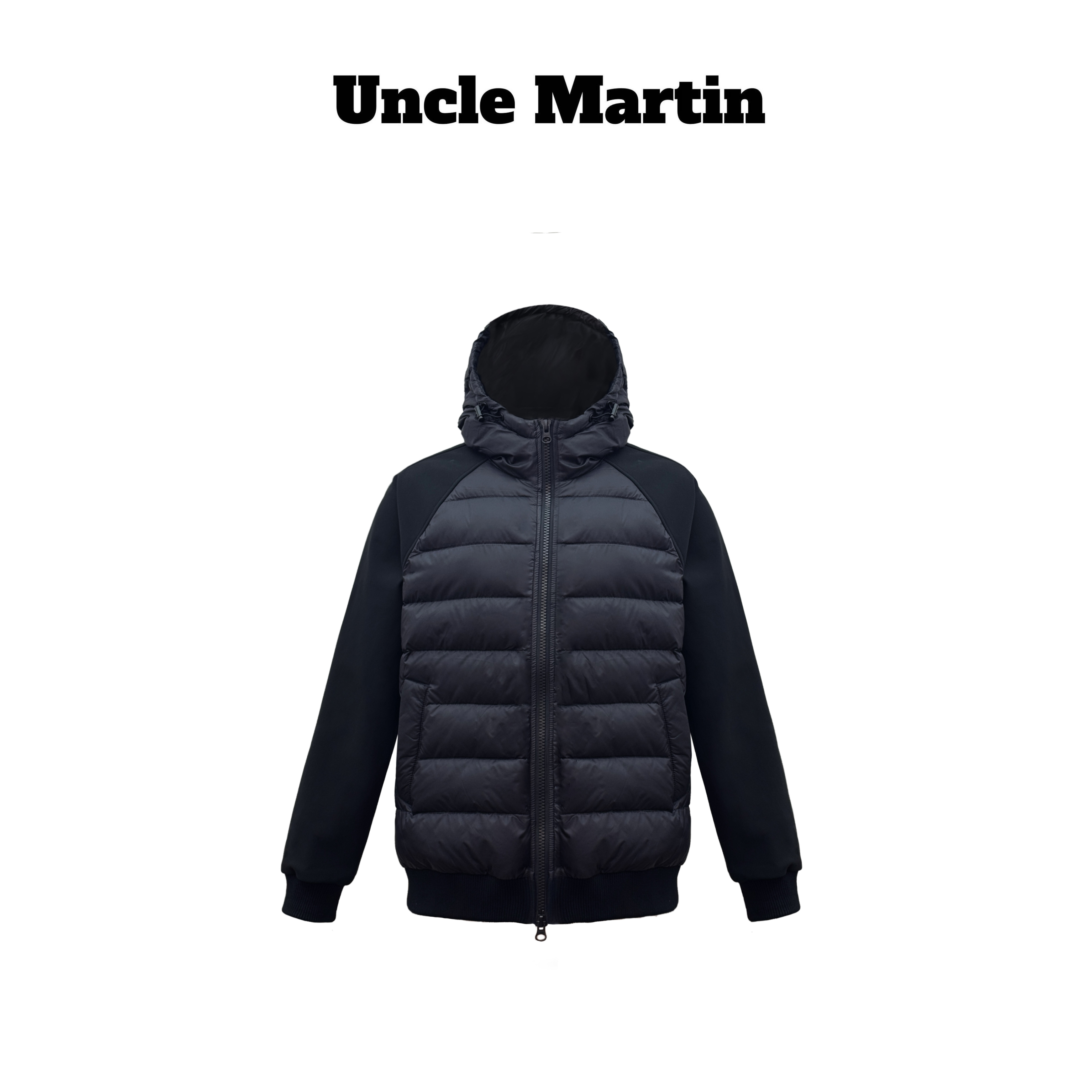 马丁叔叔 25AW秋冬羽绒男连帽拉链高级设计感 659