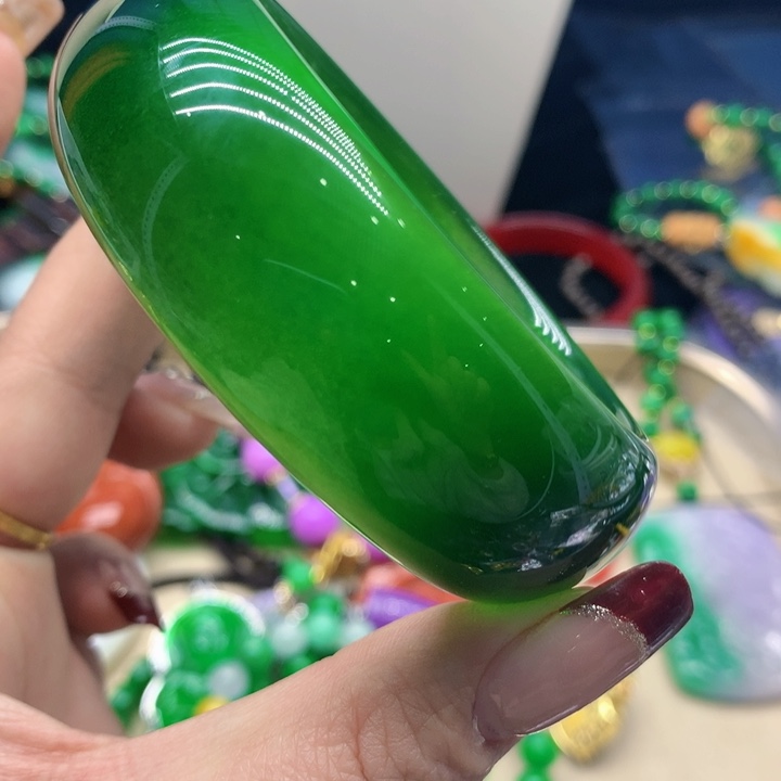 猫眼颈饰银S925镶嵌手镯