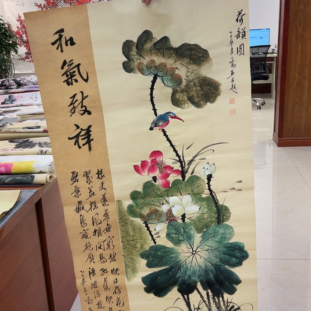 国画清风画院手绘国画