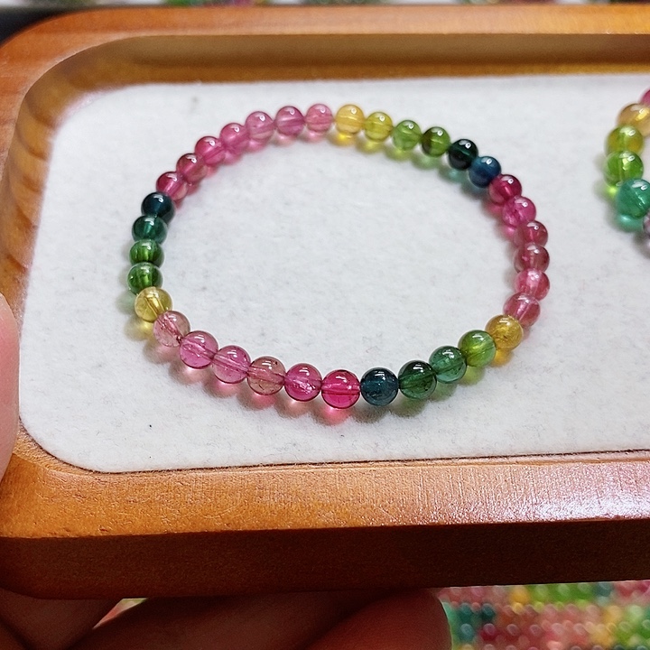 碧玺手链未镶嵌碧玺手串5.2