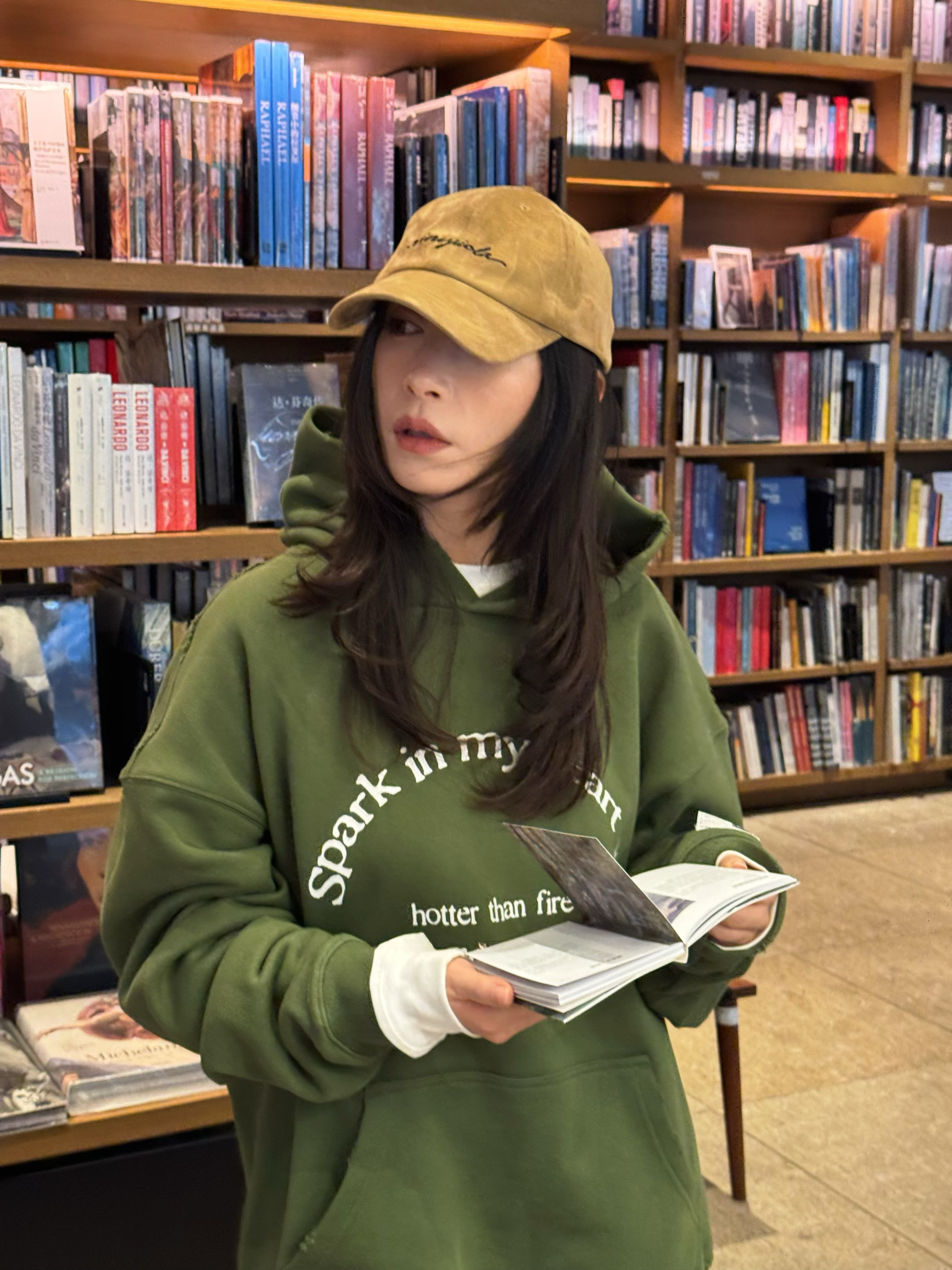 CocoAydan秋冬新品字母LOGO套头连帽卫衣