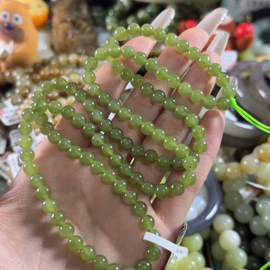 和田玉未镶嵌手链231