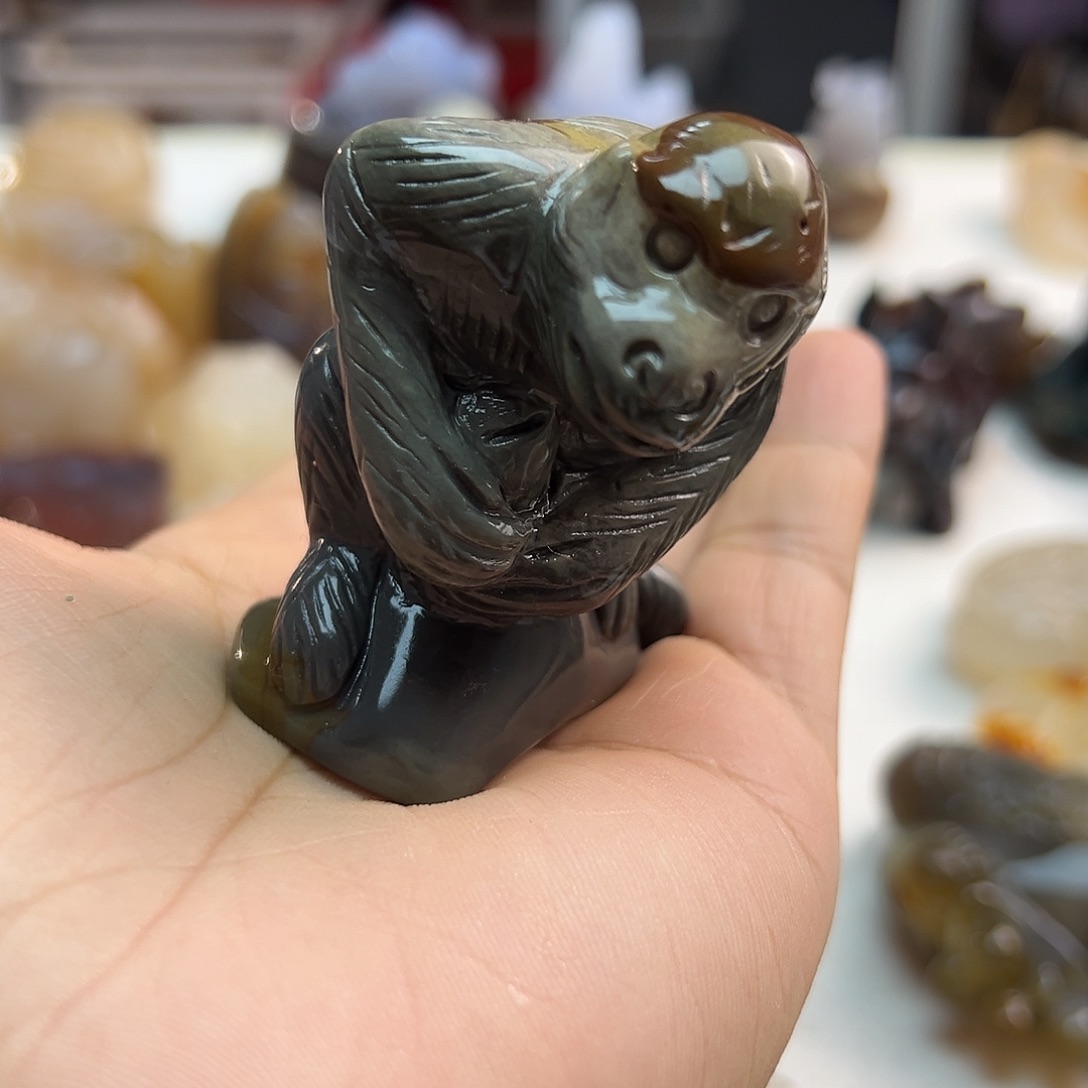 玛瑙/玉髓合金颈饰