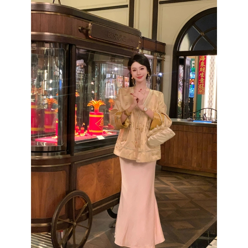【雅乔定制】青蛇迎双春 新中式国风外套DYYY-24125729
