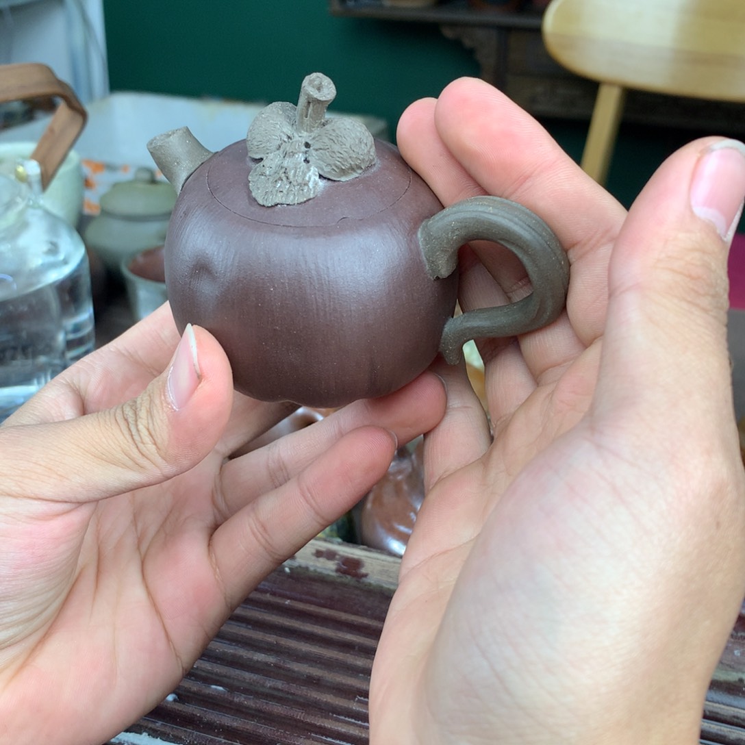 紫砂柴烧纯自然柴烧