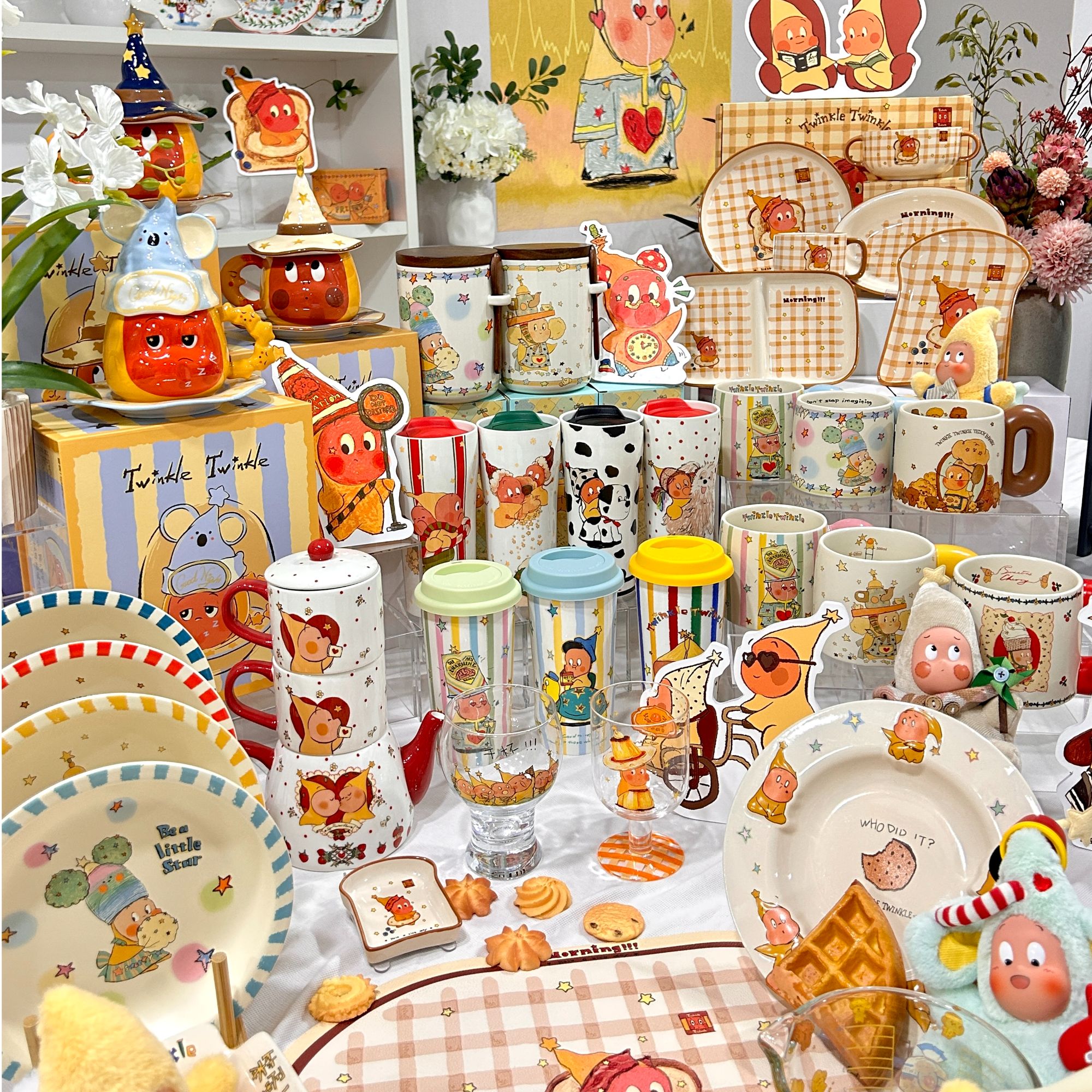 喜上淘·星星人正品·正版联名高级感可爱创意餐具smphbd-直播限定