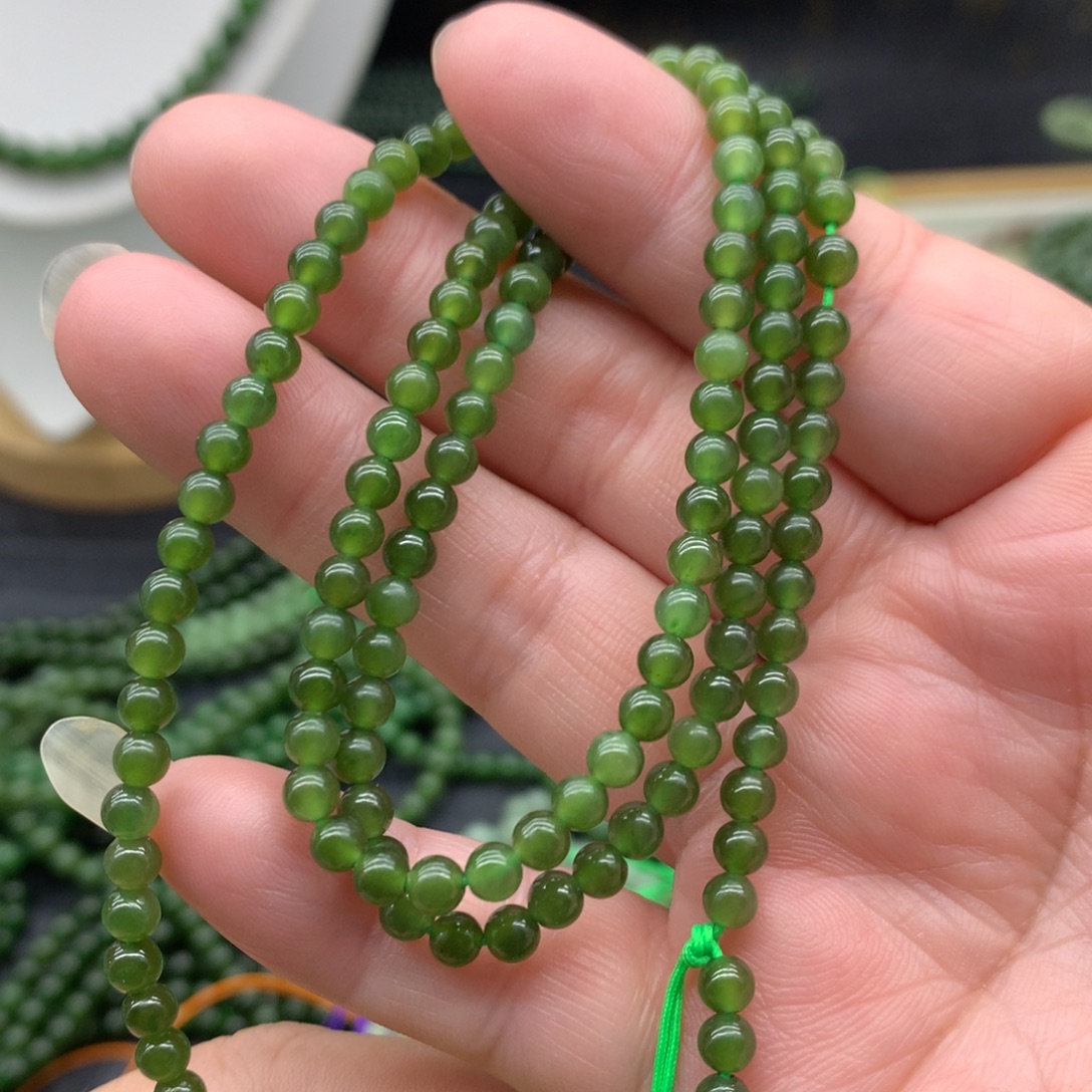 和田玉未镶嵌手链4