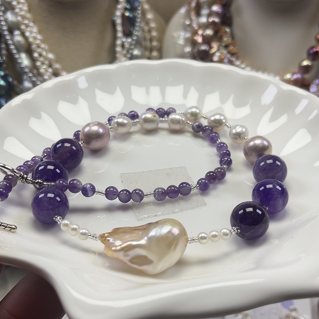 淡水珍珠项链未镶嵌【纯恬】