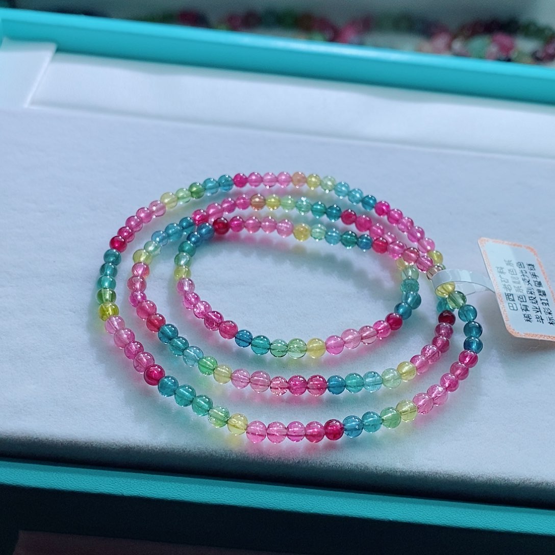 手链未镶嵌碧玺4mm左右