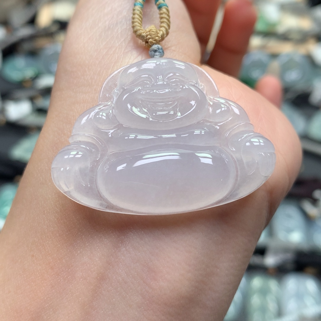 翡翠颈饰未镶嵌佛公