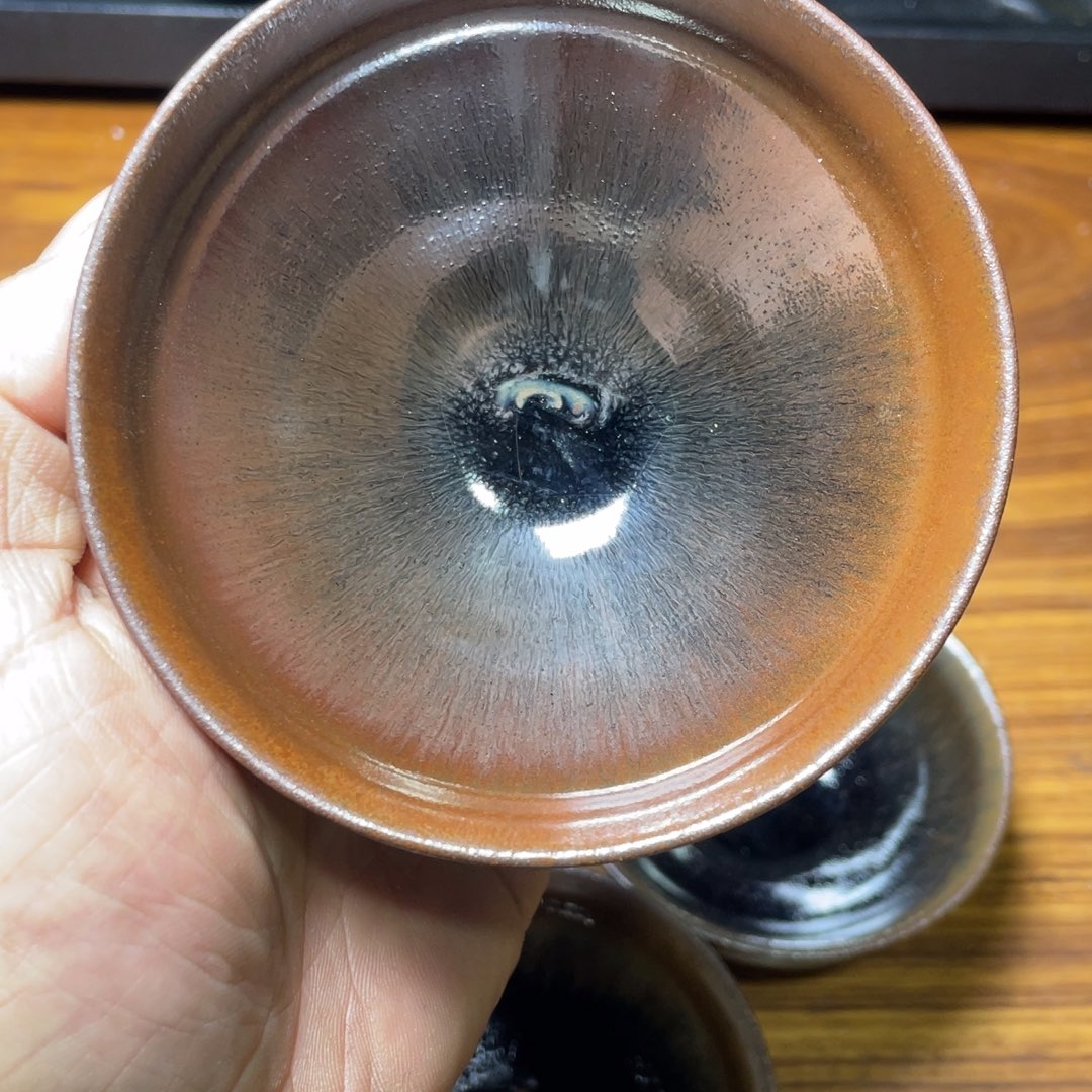 【闪购商品】茶盏柴烧建盏主人杯