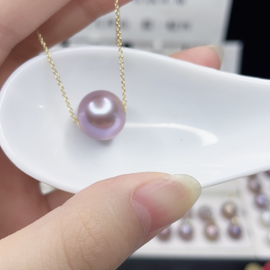 合金淡水珍珠吊坠(赠链)
