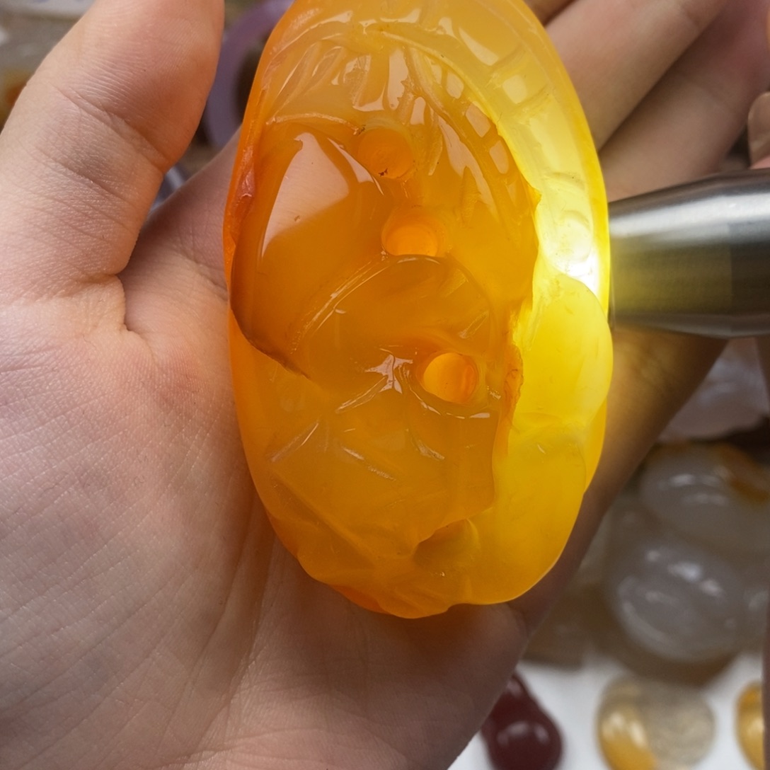 迦***猫玛瑙/玉髓未镶嵌颈饰