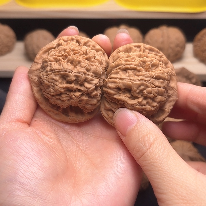 文玩核桃把件50官帽