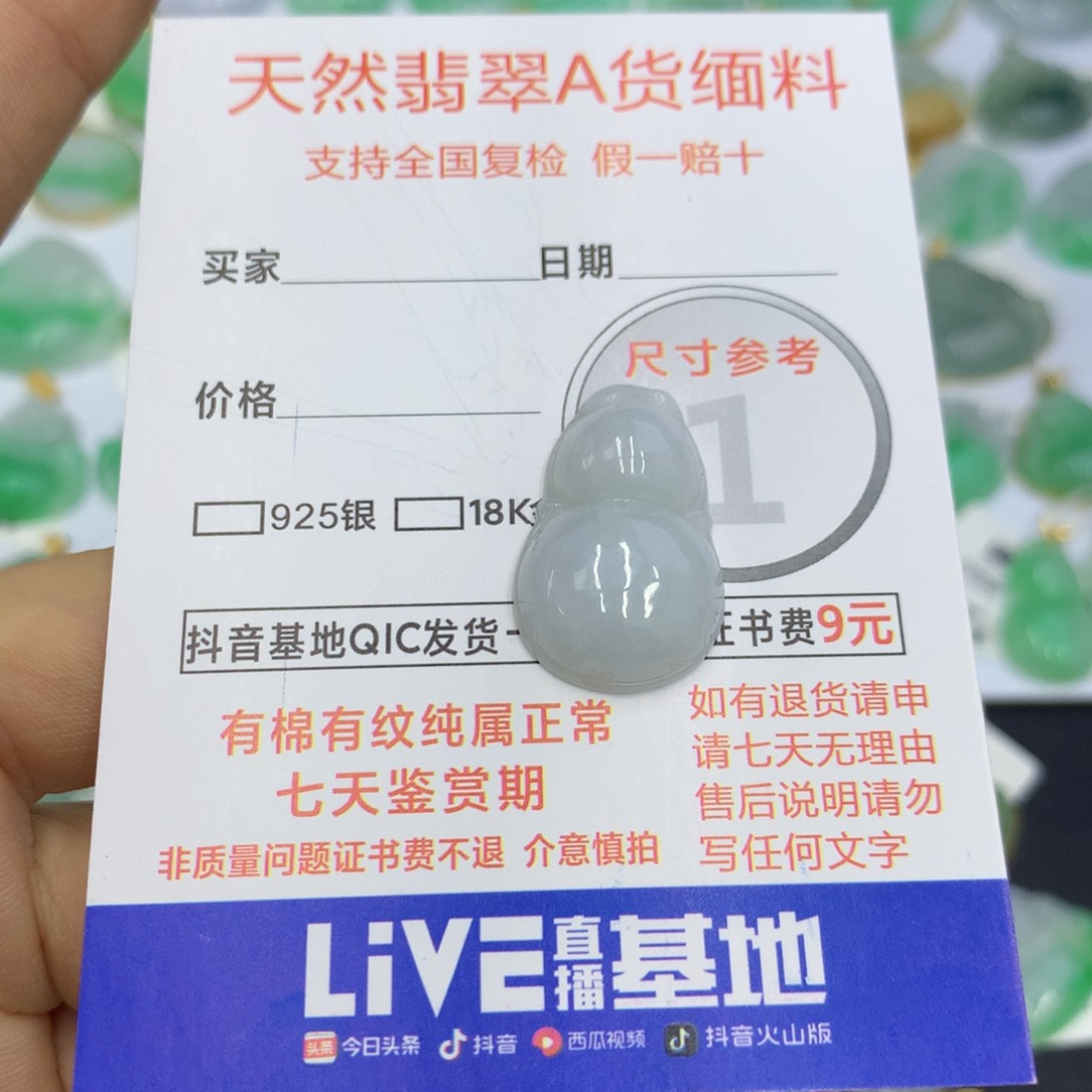 翡翠颈饰未镶嵌翡翠