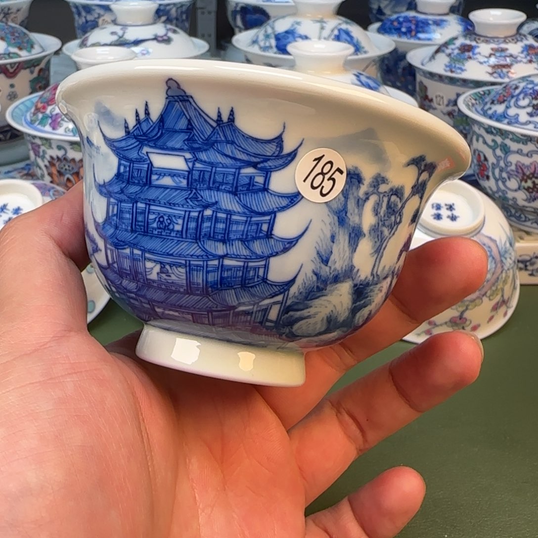 彦祖纯手工手绘茶具185