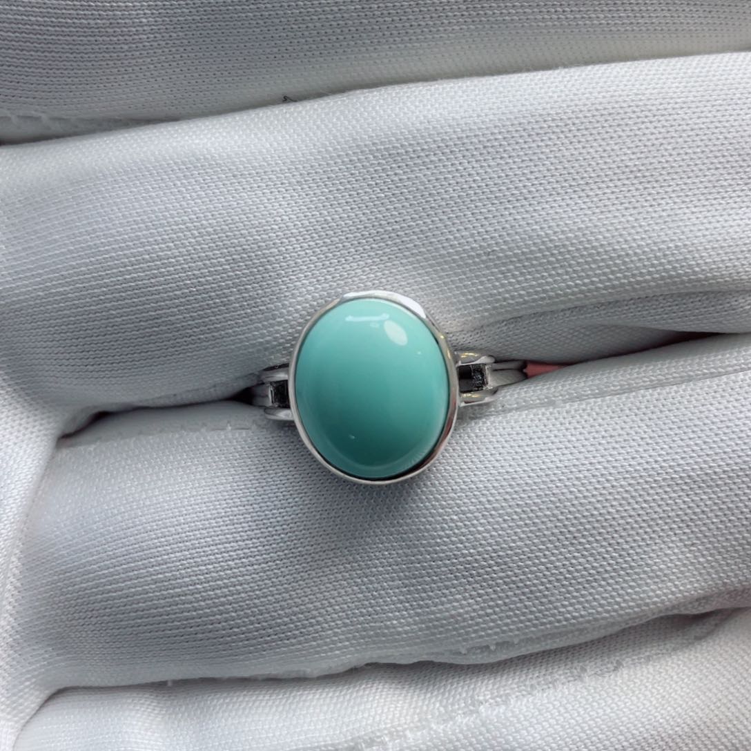 绿松石珠宝奇石银S925镶嵌