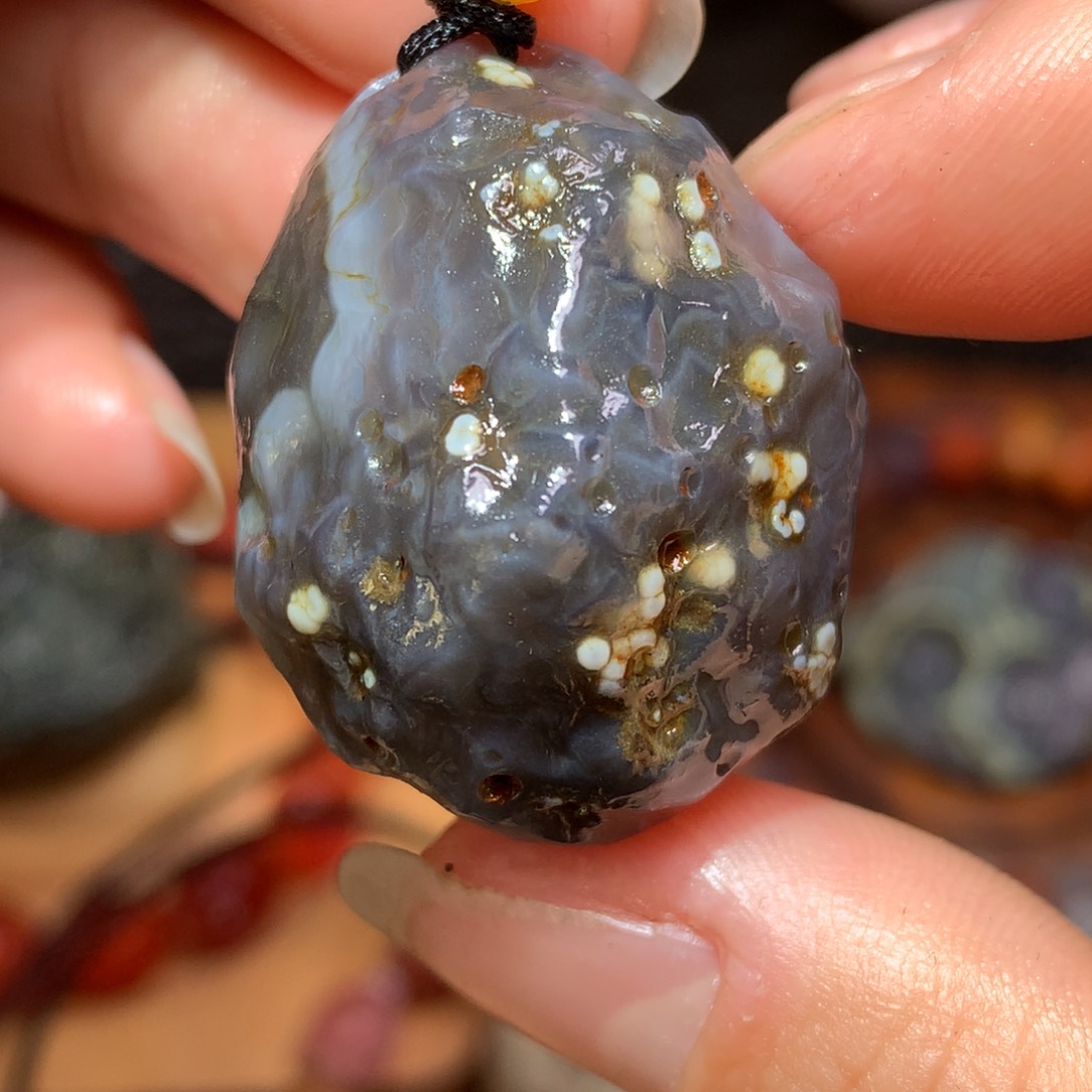 未镶嵌玛瑙/玉髓珠宝半成品