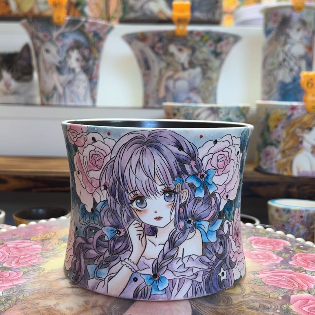 薄雾的精工美女盆