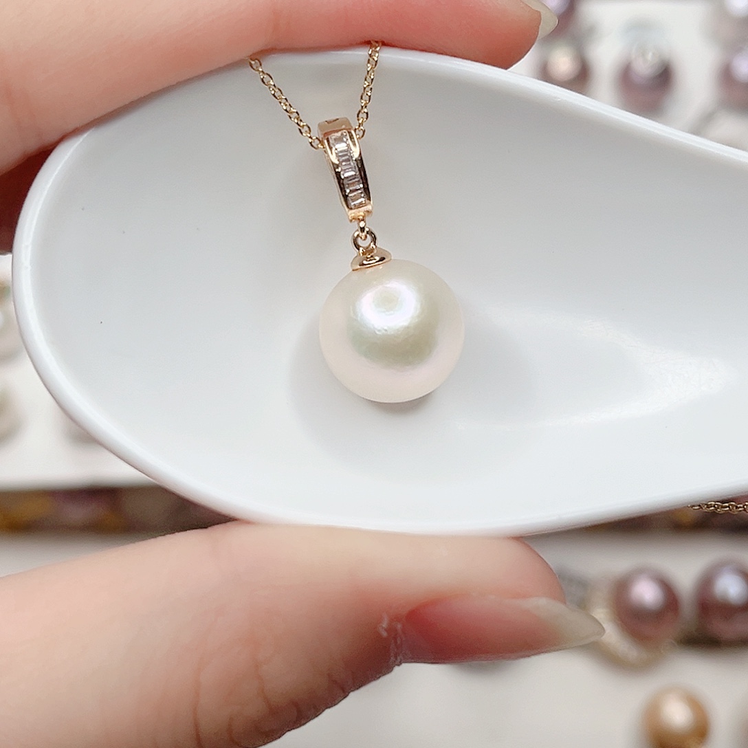 淡水珍珠吊坠(赠链)合金