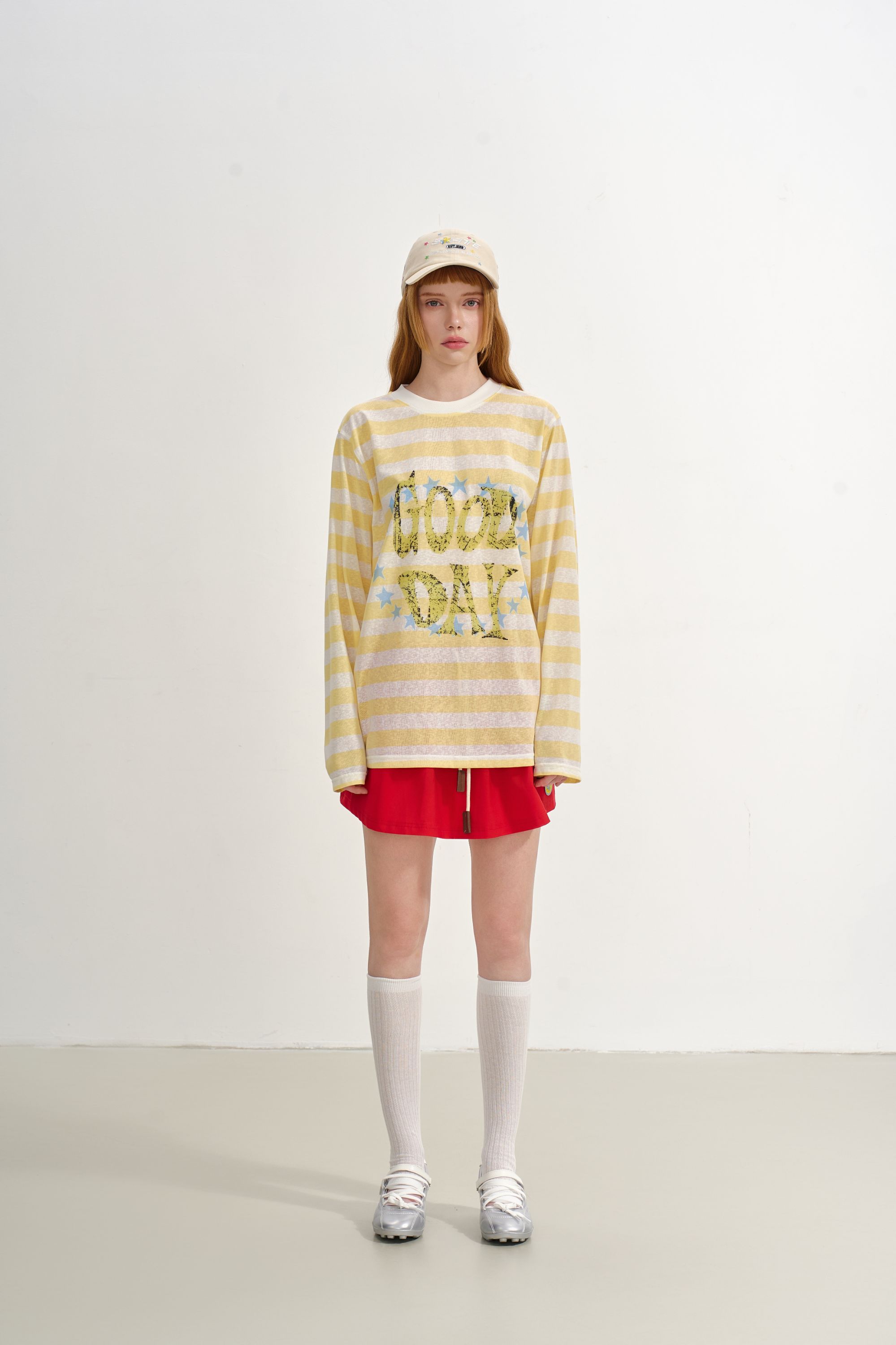 SOFITTE 25AW 米色复古logo星星刺绣棒球帽