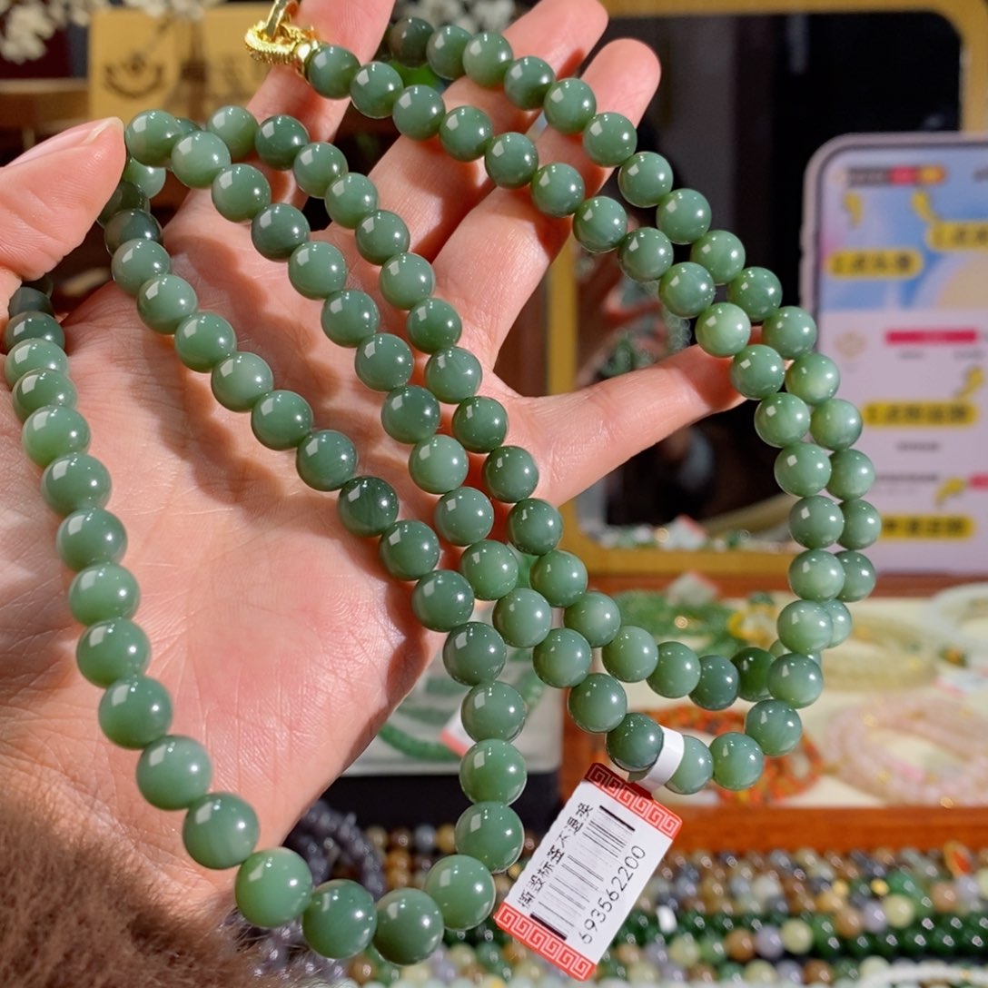 和田玉手串多样性拍一发一未镶嵌