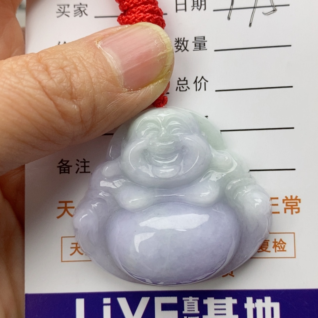 翡翠颈饰未镶嵌害***莉佛公