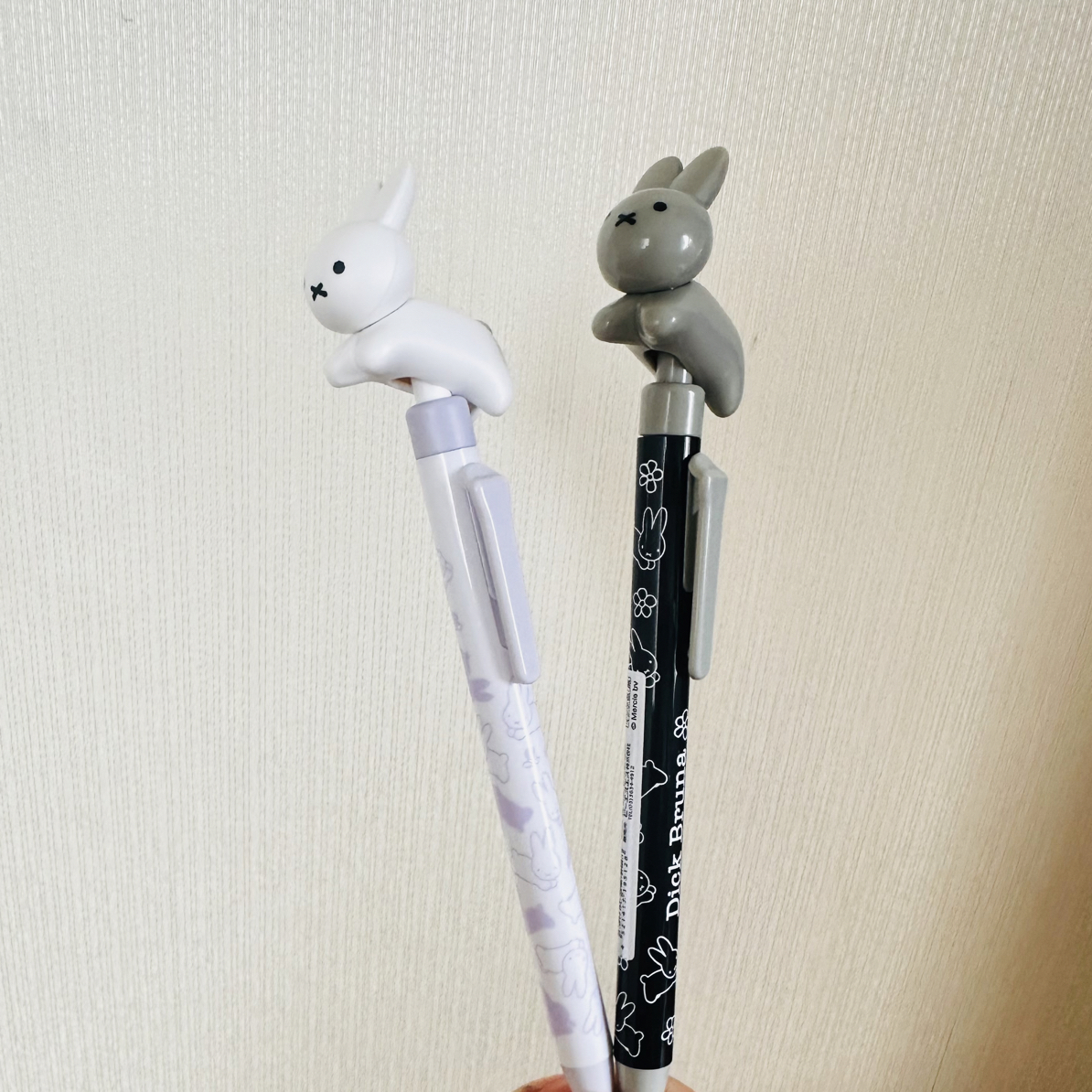 现货日本本土现货米菲限定兔子趣味立体人偶手脚可动圆珠笔超可爱