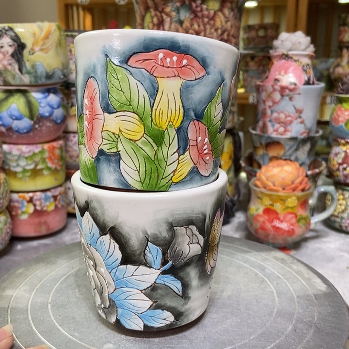 景德镇艺术手绘作品