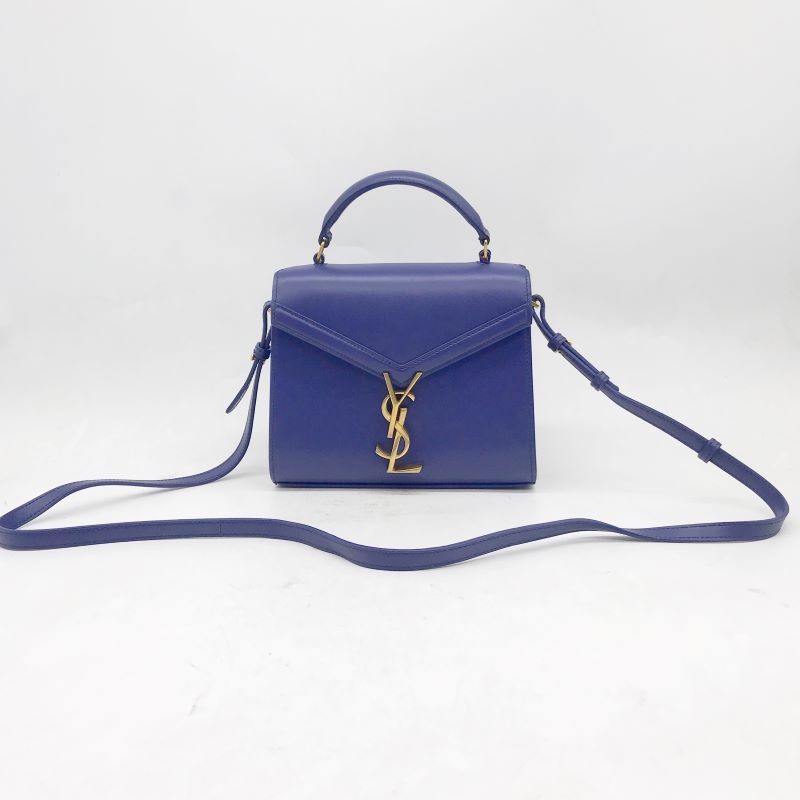 95新 YSL/圣罗兰 洋诚二手 圣罗兰蓝色邮差