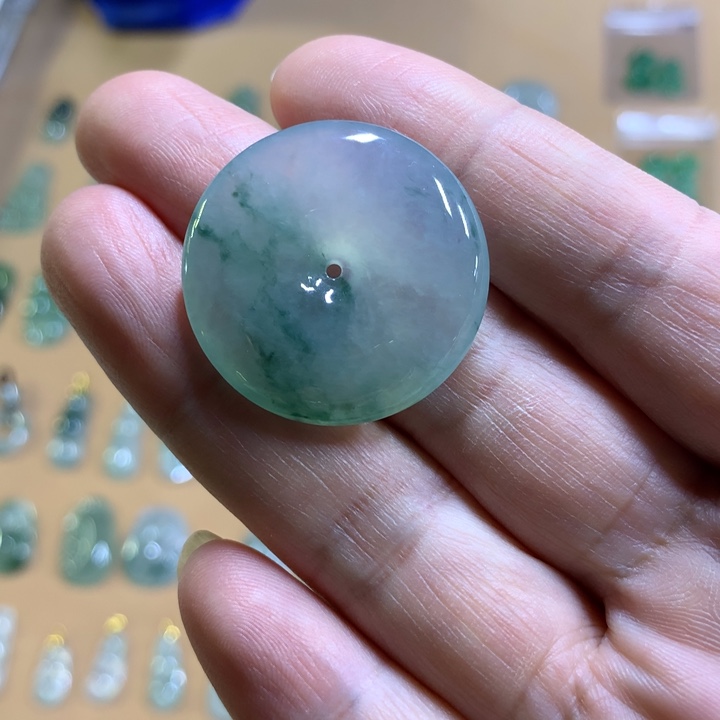 项链未镶嵌翡翠平安扣