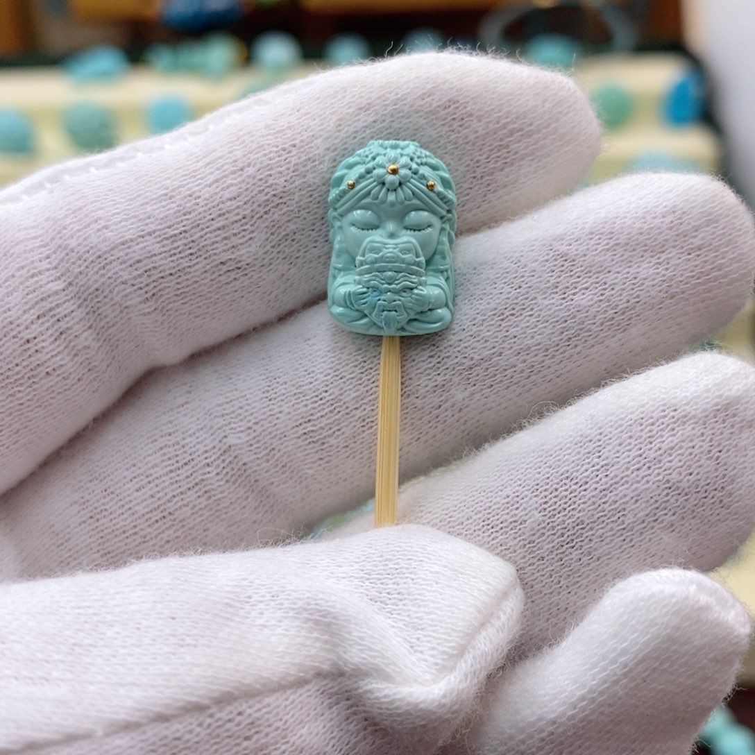 绿松石珠宝奇石未镶嵌