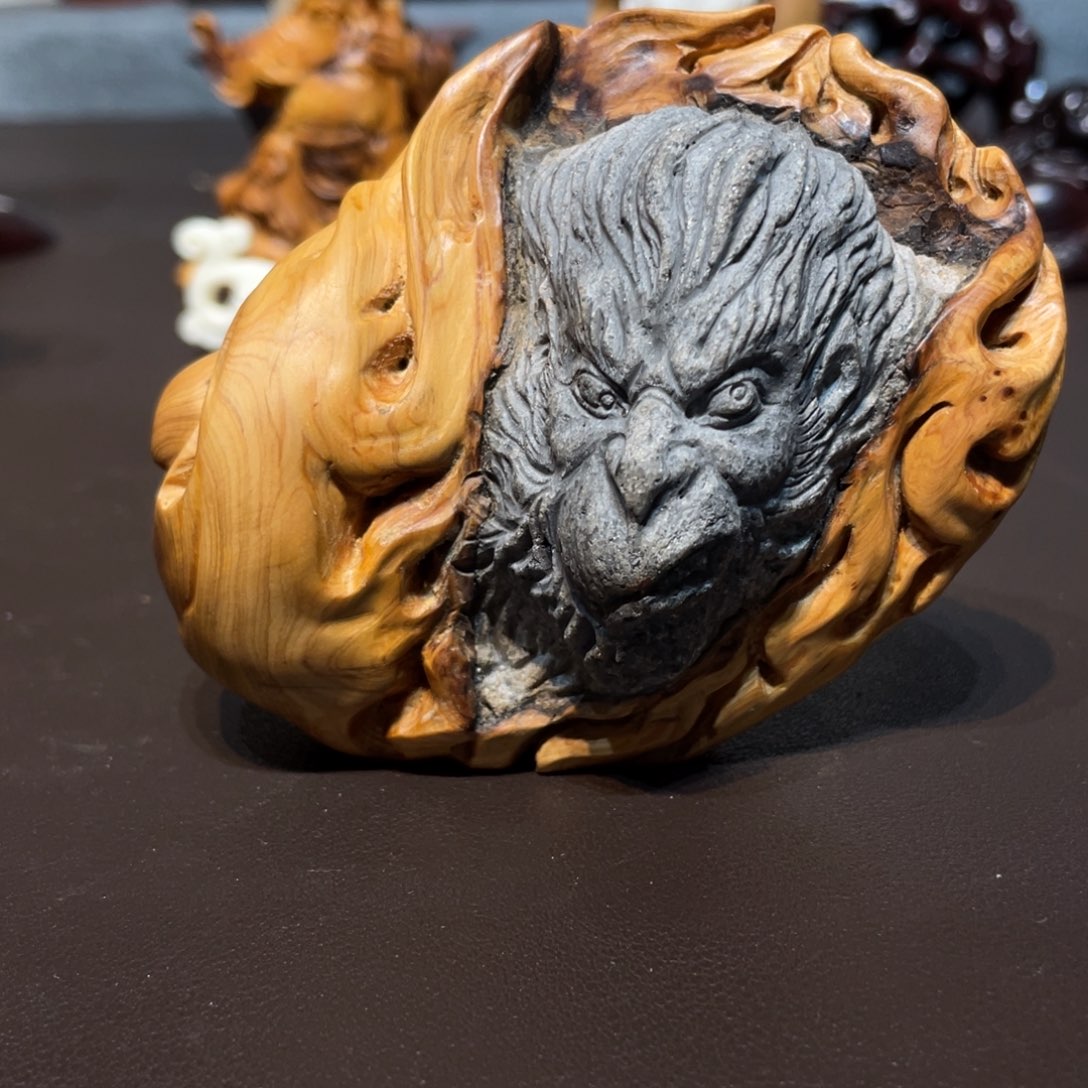 柏木（崖柏）疯*龙摆件工艺品