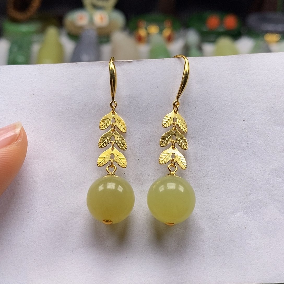 和田玉银S925镶嵌颈饰