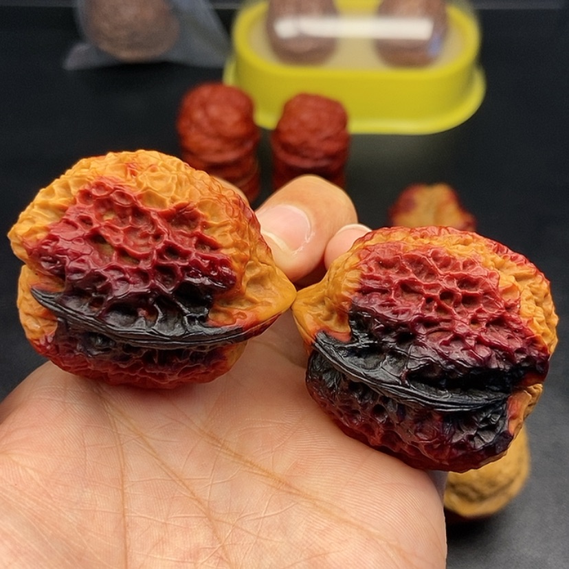 【闪购商品】把件文玩核桃40尺领头羊蟾