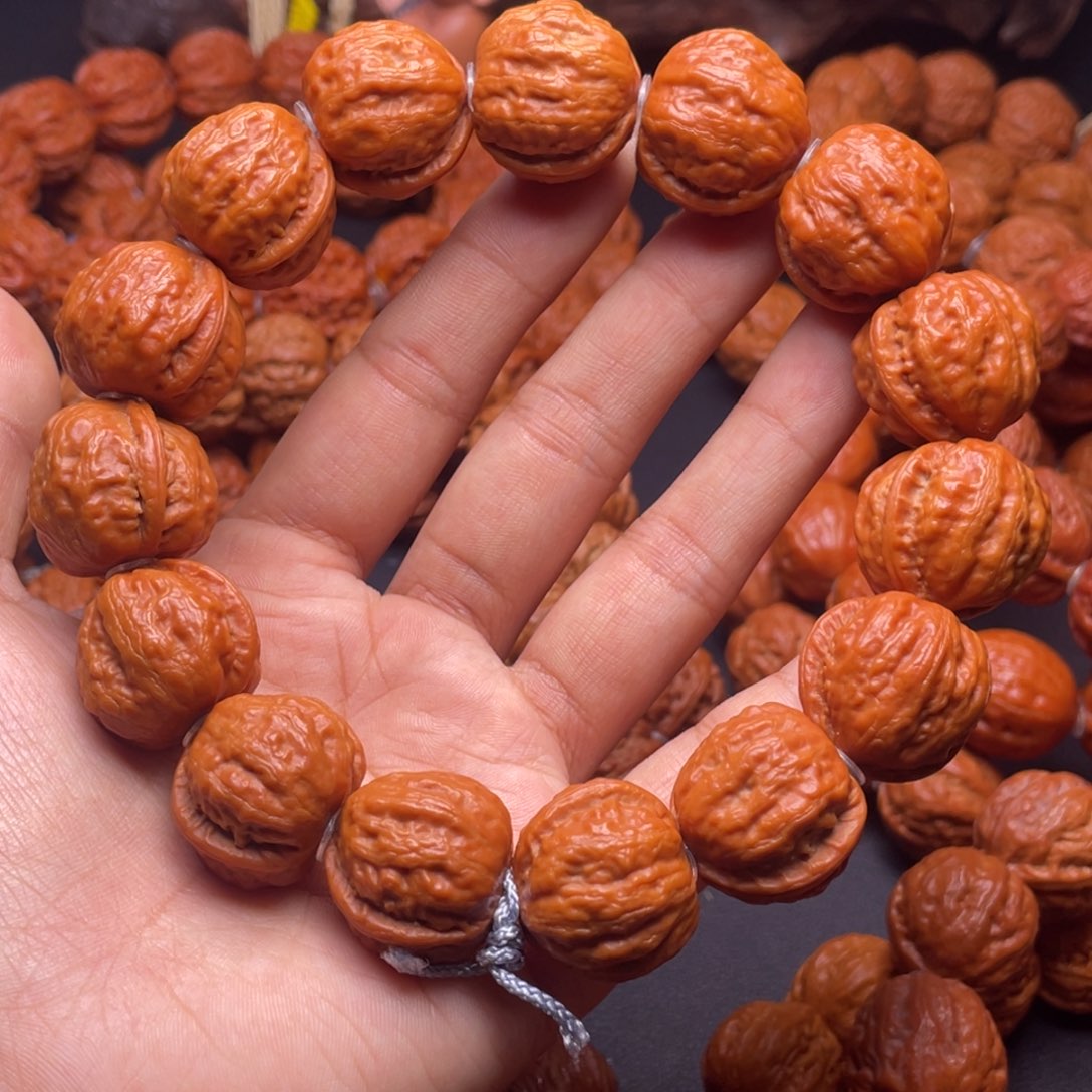 文玩核桃手串一根筋桃心
