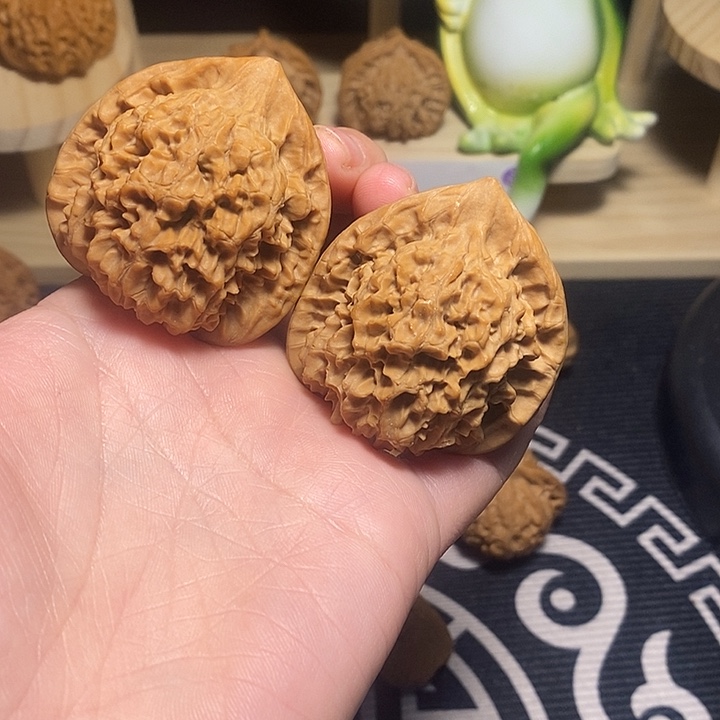 文玩核桃吊坠官帽46