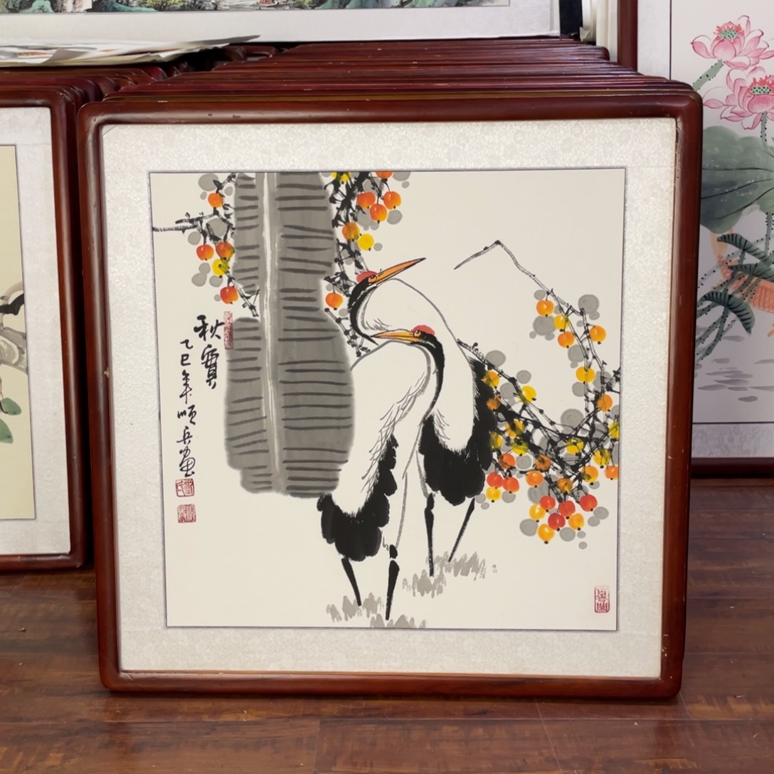 国画带框尺寸63*63厘米