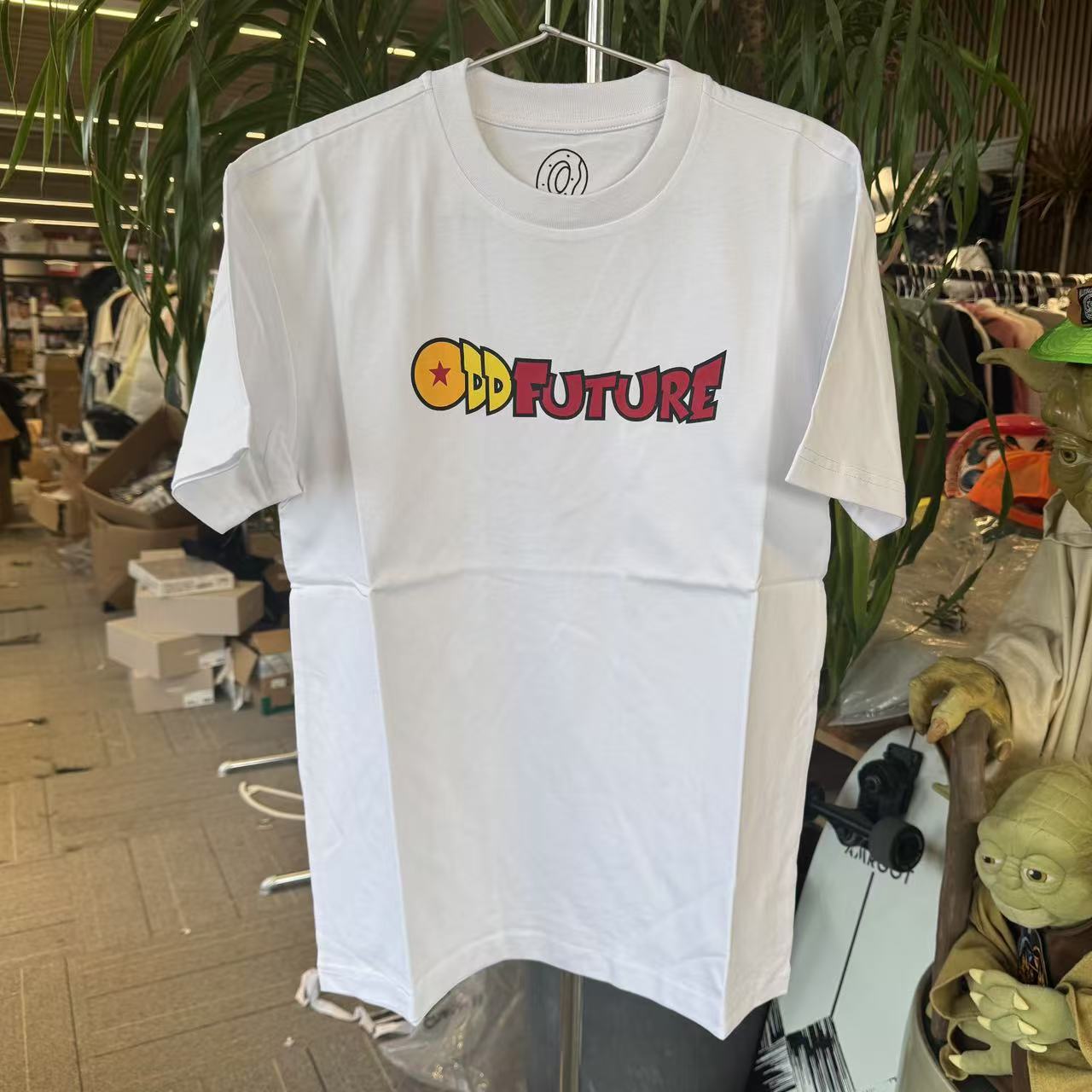 OF logo印花 白色短袖  2504170110C